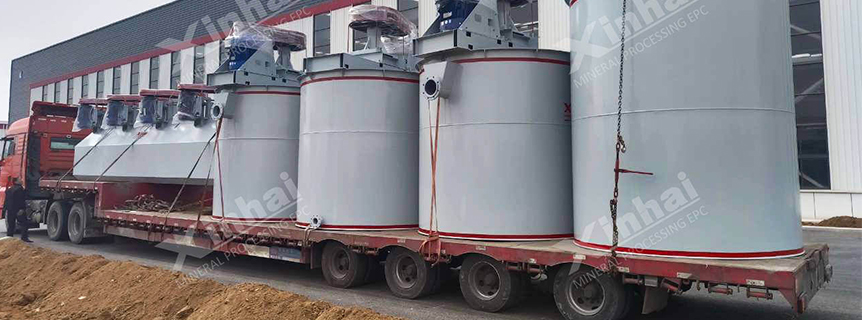 Transportation of iron ore flotation cells.jpg